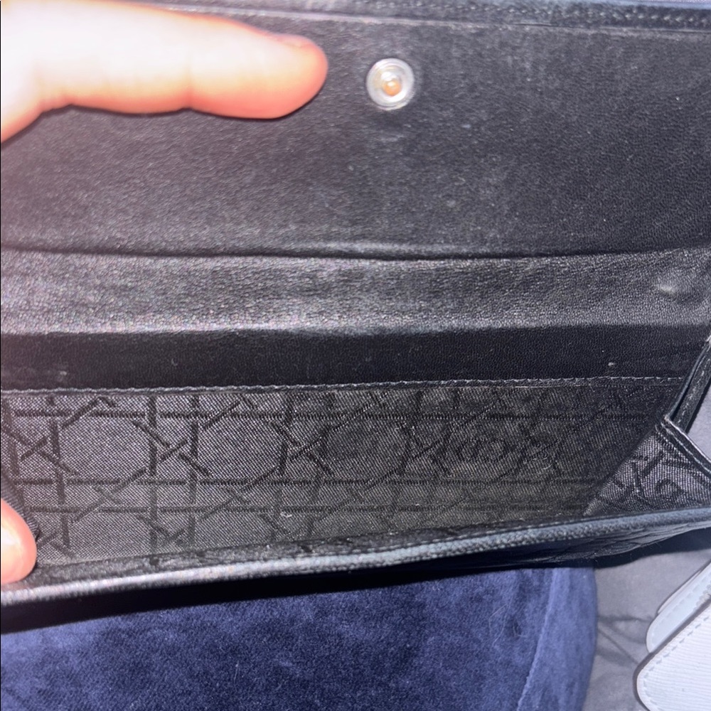 Christian Dior Black Leather Wallet - Picture 2 of 5